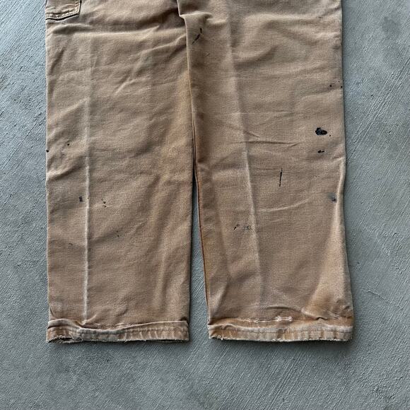 Vintage Y2K Carhartt brown double knee work wear carpenter pants - Picture 6 of 6